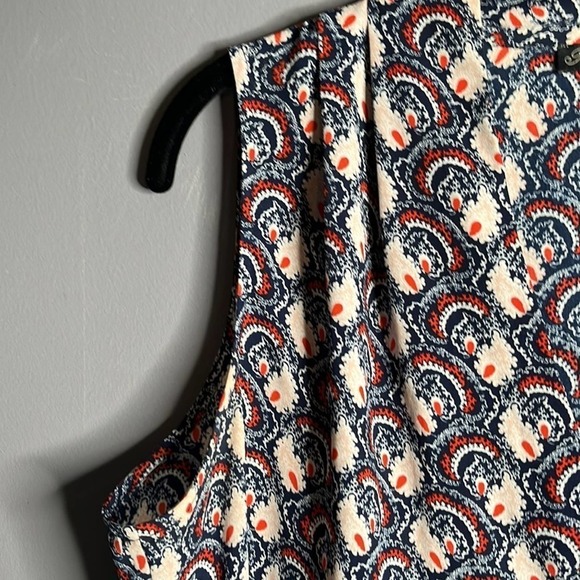 ROSE+OLIVE Blue and Pink Sleeveless Tunic Size Medium - Picture 4 of 9